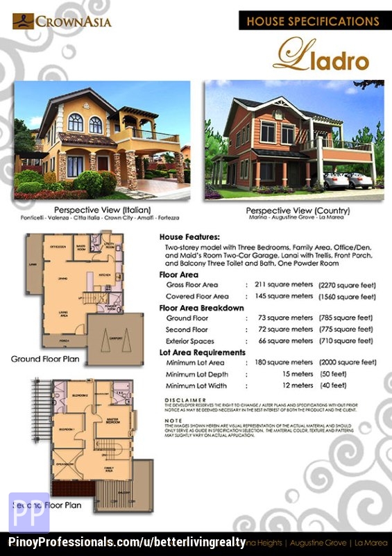 House and lot for Sale Citta italia Molino Blvd Bacoor Cavite