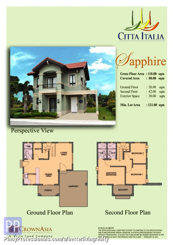 House and lot for Sale Citta Italia Molino Blvd Bacoor Cavite