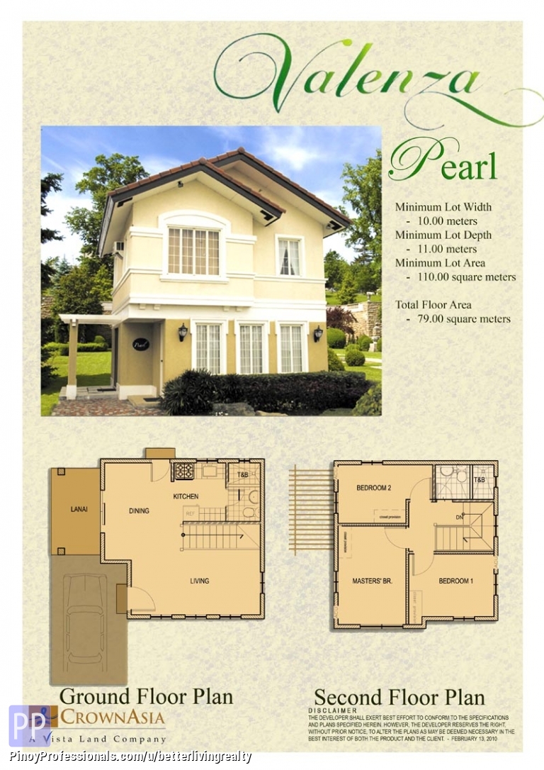House and lot for Sale Valenza Sta Rosa Laguna