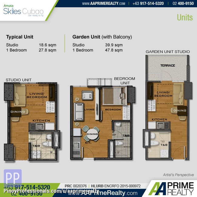 1BR Condo For Sale in Amaia Skies Cubao
