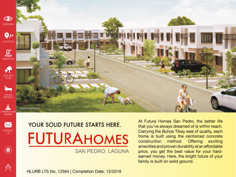 Futura Homes Single Attached House and lot For Sale San Pedro Laguna