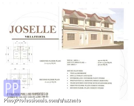 House for Sale - Joselle House at Villa Felicia in Bacoor,Cavite
