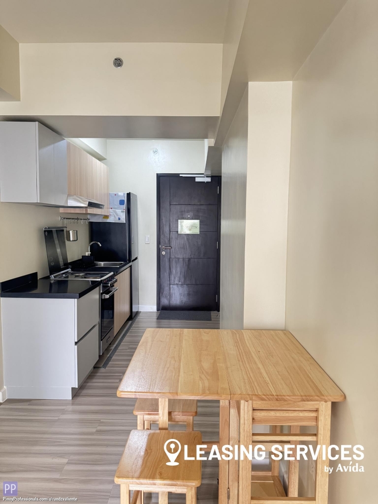 Apartment and Condo for Rent - FOR RENT CONDO IN MANDALUYONG -- FURNISHED 1-BEDROOM UNIT WITH BALCONY AND A PARKING SLOT AT AVIDA TOWERS VERGE