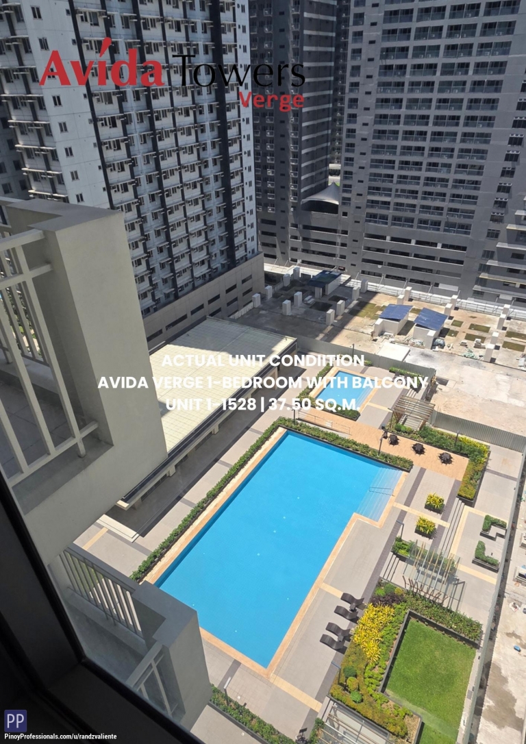 Apartment and Condo for Sale - Bank foreclosed 1BR Unit with Balcony at Avida Verge in Mandaluyong! Near BGC and Ortigas. Unit good as brand-new condition