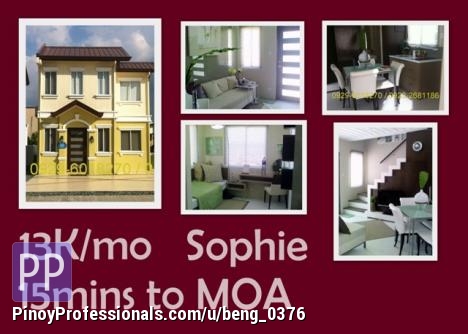 House for Sale - House And Lot In Cavite For Sale Sophie Model 13k Per Month