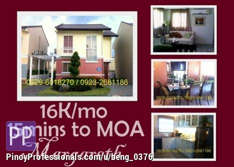 House for Sale - HOUSE AND LOT FOR SALE IN CAVITE Margareth MODEL 16K per month