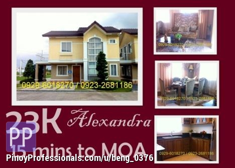 House for Sale - House And Lot In Cavite For Sale Alexandra Model 23k Per Month