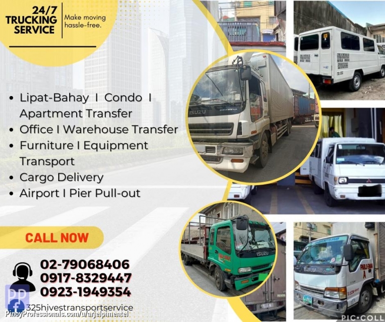 Moving Services - Closed van truck for rent. lipatbahay. delivery cargo
