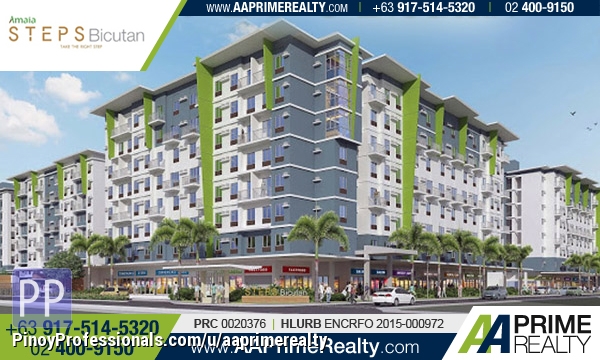 Apartment and Condo for Sale - 1BR Condo For Sale in Amaia Steps Bicutan in Paranaque