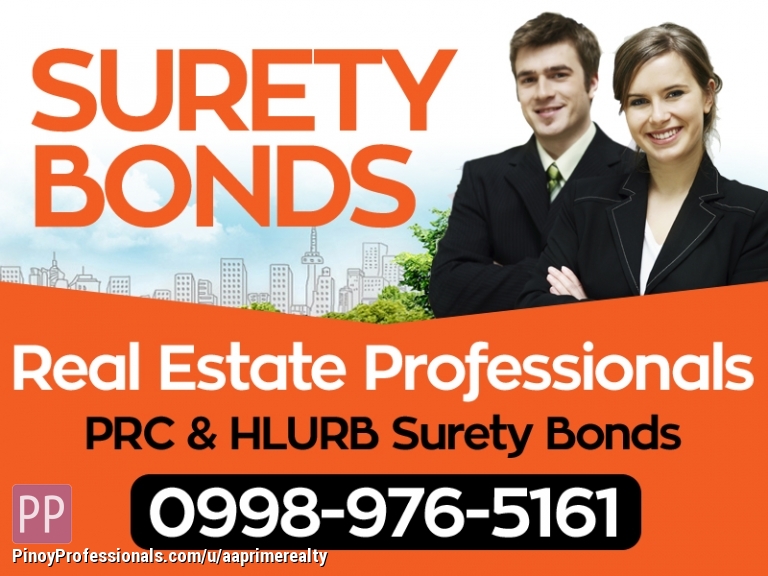 Specialty Services - Surety Bonds for Real Estate Professionals (Agents, Brokers, Appraisers)