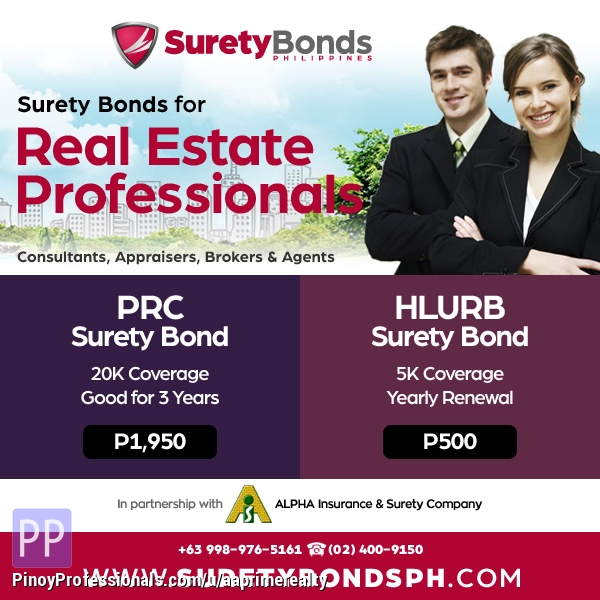 Specialty Services - Surety Bonds for Real Estate Professionals