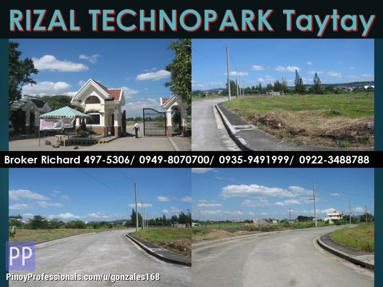 Land for Sale - RIZAL TECHNOPARK TAYTAY Subdivision Lots = 6,400/sqm