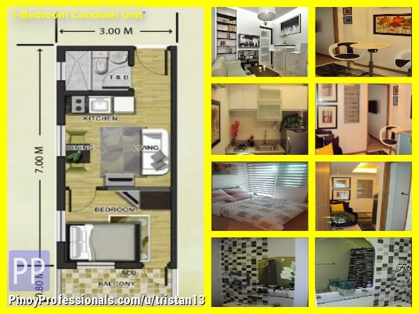 Apartment and Condo for Sale - Condo Unit 28sqm for Sale at 2.4M at Bayfort Naia Garden Residences
