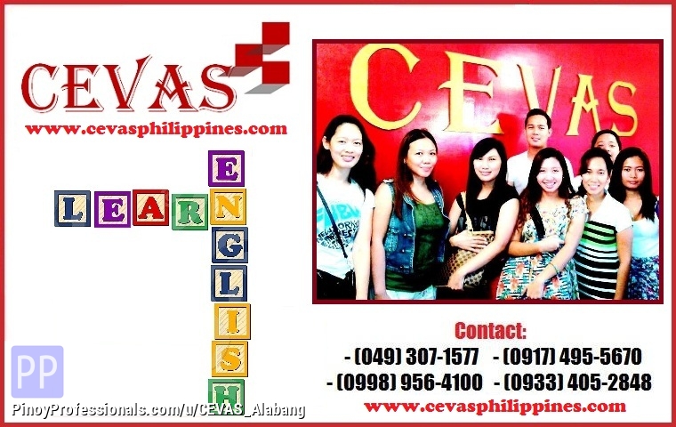 Specialty Services - CEVAS English Language School in Alabang Muntinlupa Metro Manila - Muntinlupa