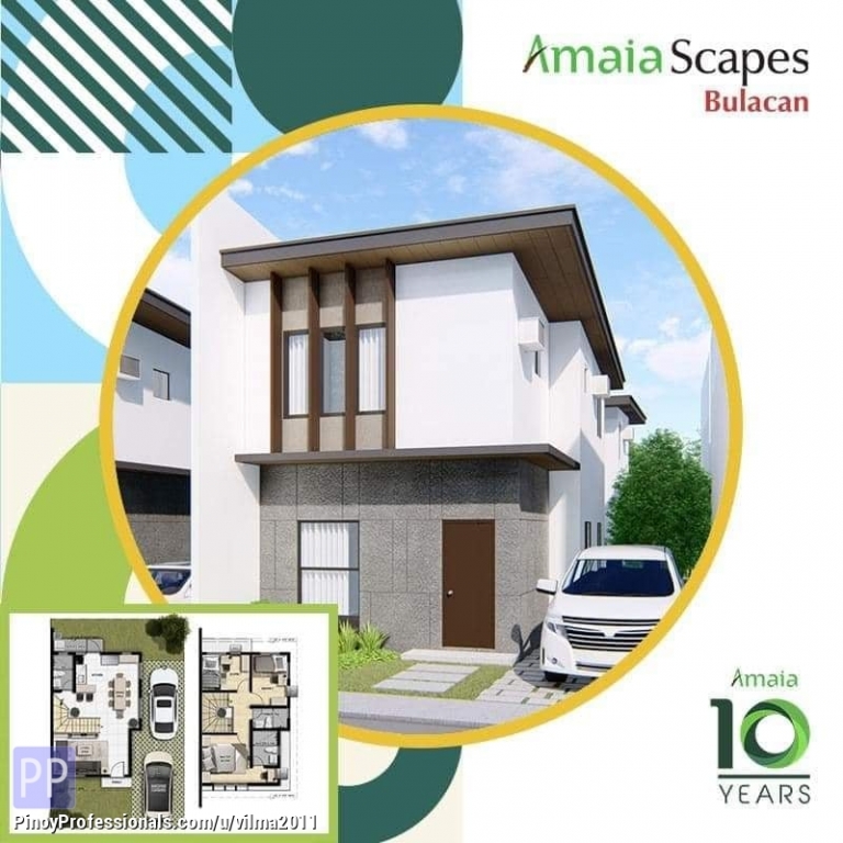 House for Sale - Amaia Scapes Bulacan! House and Lot with 3BR & Parking
