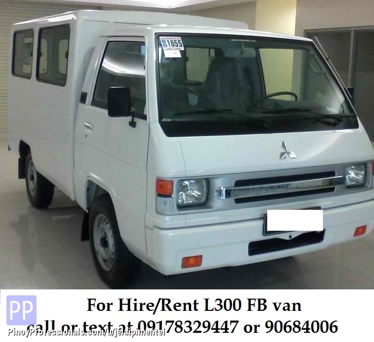 l300 fb van for rent