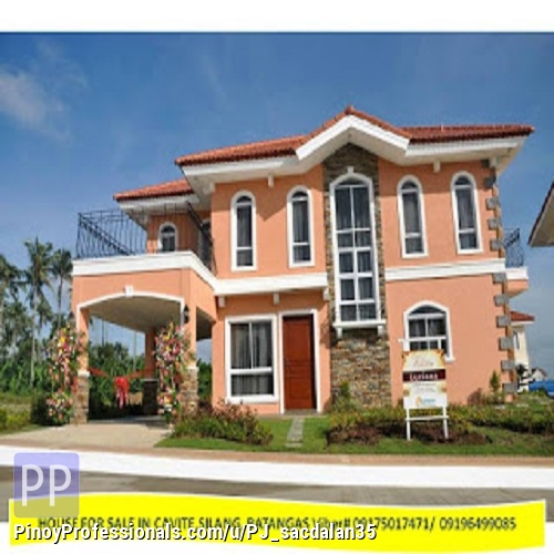 House for Sale - LUCIANA house and lot model for sale! in Suntrust Verona Cavite and Siena Hills Lipa, Batangas!