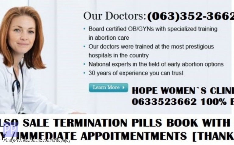 Beauty and Spas - HOPE WOMEN'S SAFE ABORTION CLINIC AND PILLS FOR SALE IN PIETERMARITZBURG 0633523662