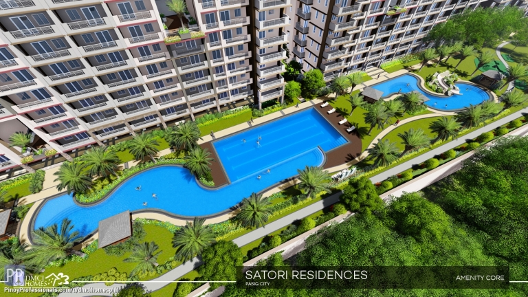 Apartment and Condo for Sale - Engage Your Self in a Relaxing Property in Pasig City with a Resort Inspired Theme.
