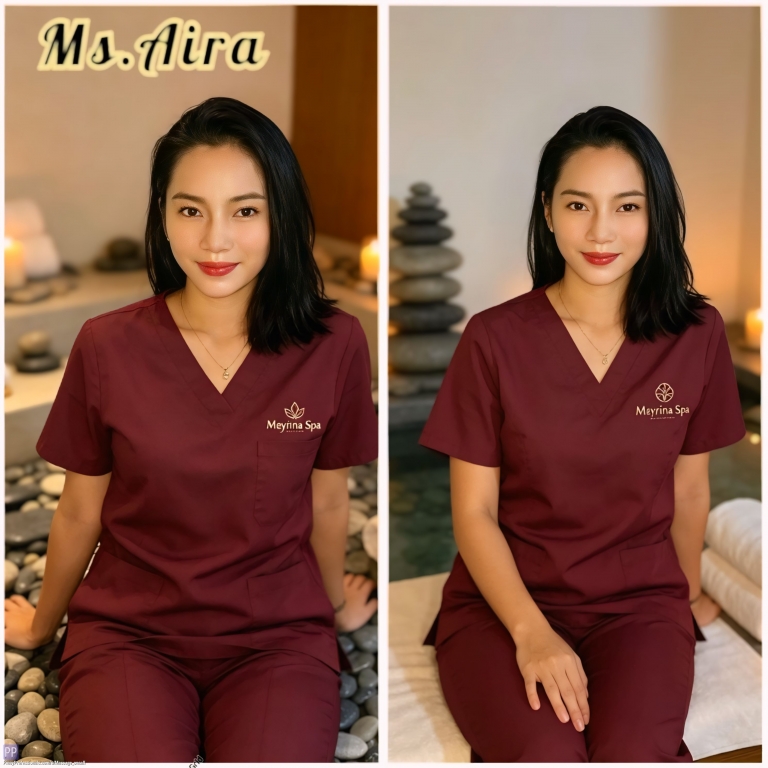 Beauty and Spas - Meyrina Spa female therapist on all massge