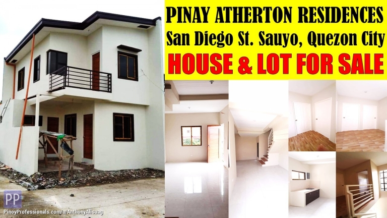 House for Sale - Pinay 3BR Atherton Residences Sauyo Quezon City