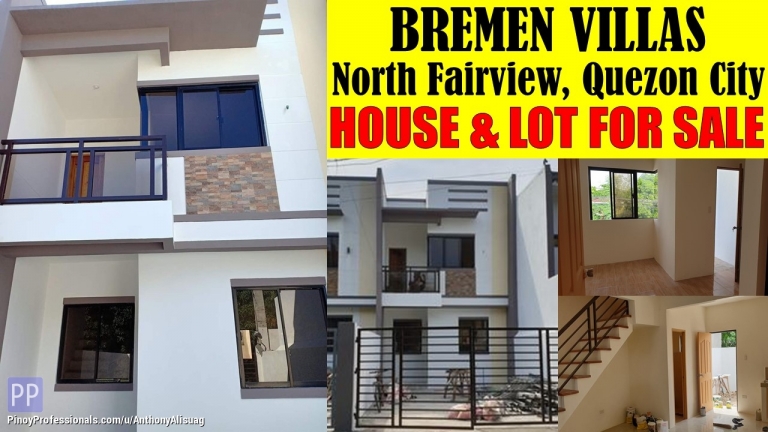 House for Sale - 3BR Townhouse Bremen Villas North Fairview Quezon City