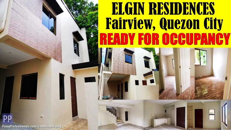House for Sale - 3BR Single Attached Elgin Residences Fairview Quezon City