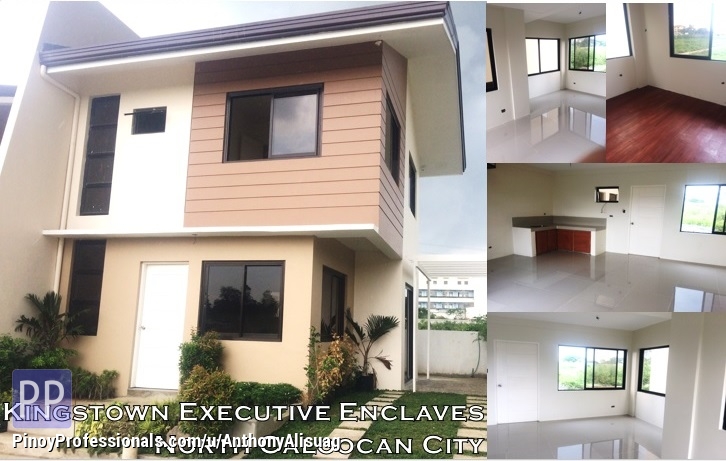 House for Sale - Php 22,976/Month 3BR Single Attached 80sqm. Kingstown Executive Enclaves Caloocan City
