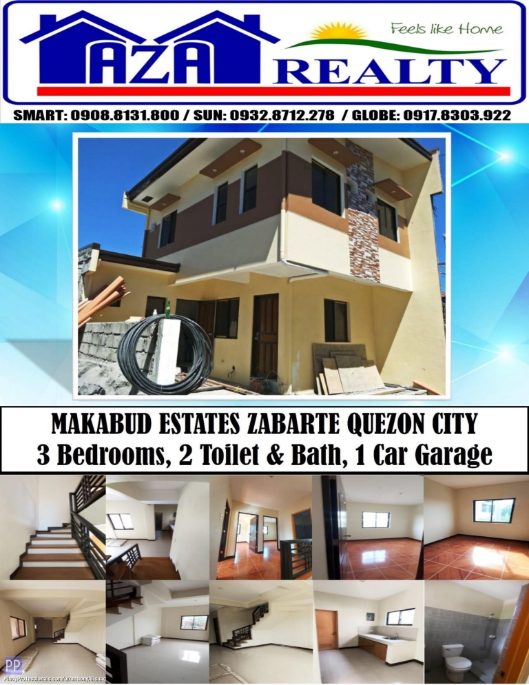 House for Sale - Makabud Estates 3BR Single Attached House & Lot For Sale Amparo Caloocan City