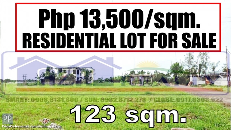 Land for Sale - Vacant Lot For Sale 123sqm. Near NLEX in Wakas, Bocaue, Bulacan