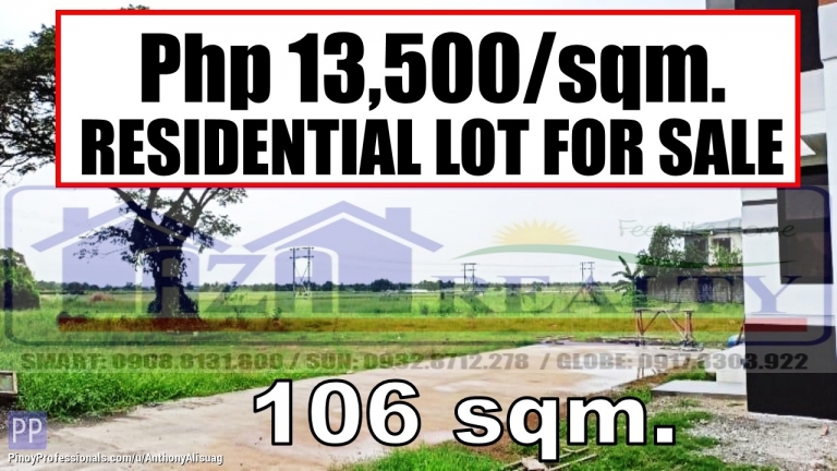 Land for Sale - 106sqm. Residential Lot For Sale in Oro Villas 2 Bocaue Bulacan