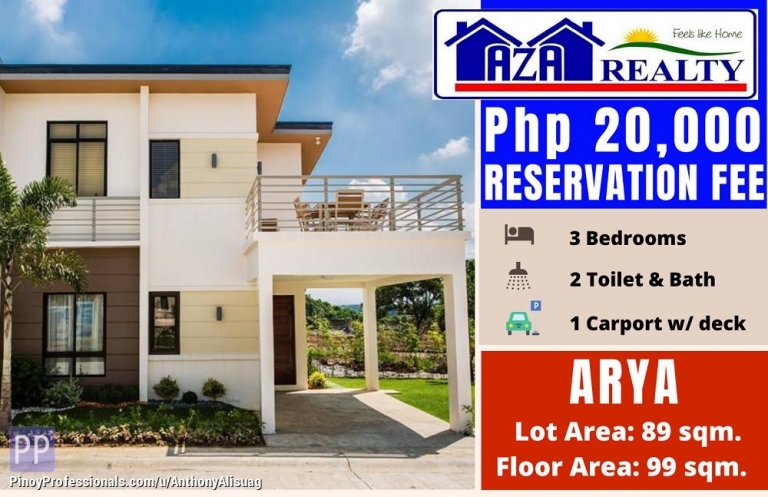 House for Sale - 3 Bedrooms Single Attached Arya Amaresa Marilao Bulacan