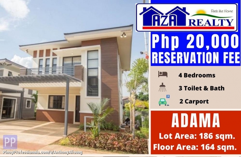 House for Sale - 4 Bedrooms Adama Single Detached Alegria Residences Marilao Bulacan