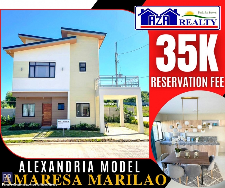House for Sale - Alexandria 5BR Single Attached House And Lot For Sale in Amaresa Marilao Bulacan