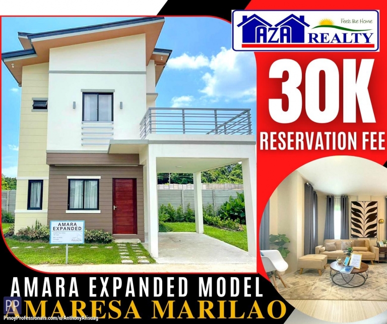 House for Sale - Amara Expanded 3BR Single Attached House And Lot For Sale in Amaresa Marilao Bulacan