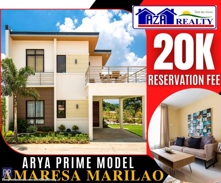 House for Sale - Arya Prime 3BR Single Attached House And Lot For Sale in Amaresa Marilao Bulacan