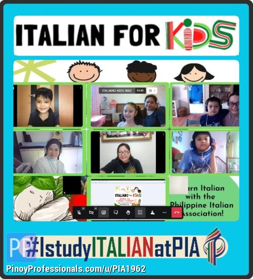 Education - Online Italian for KIDS Feb 26