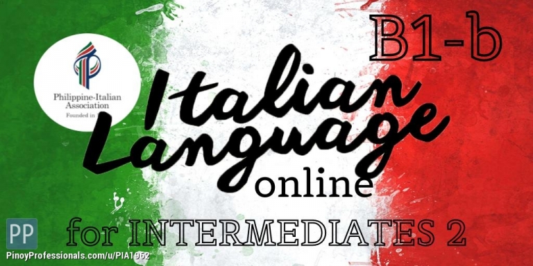 Education - Italian language course - Intermediates 2 level B1-b - MWF [July 11 - Aug 19]