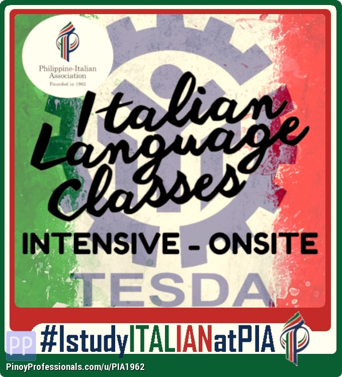 Education - Intensive Italian language - TESDA certified - A1 - Beginners July 4