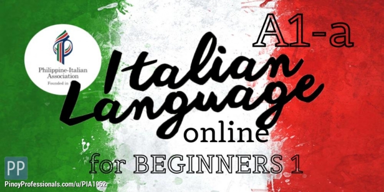 Specialty Services - Italian Online Course - Beginners 1 (A1-a)