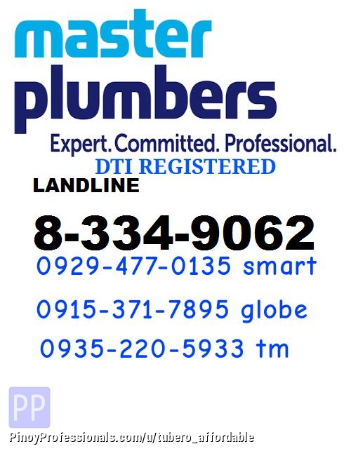 Everything Else - pasig expert in all kinds of services plumbing tubero declogging painting watertank electrical