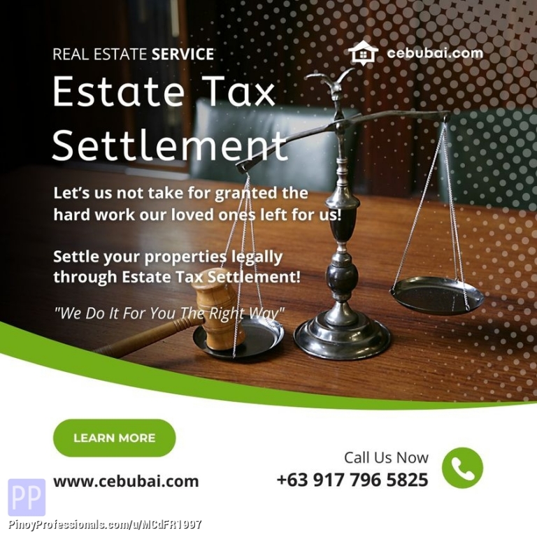 Business and Professional Services - Estate Tax: Extrajudicial Settlement