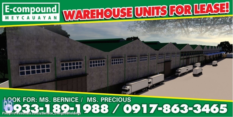 Office and Commercial Real Estate - 40 UNITS WAREHOUSE AVAILABLE FOR LEASE IN MEYCAUAYAN BULACAN
