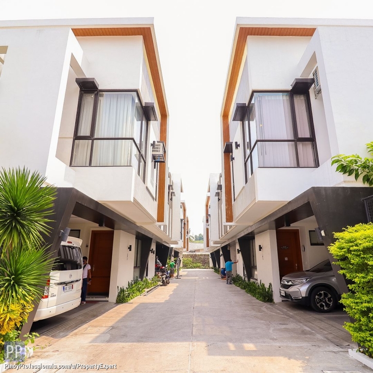 House for Sale - 3-Bedrooms 2-Storey Modern Townhouse in Quezon City near Ortigas CBD and Greenhills Shopping Centre