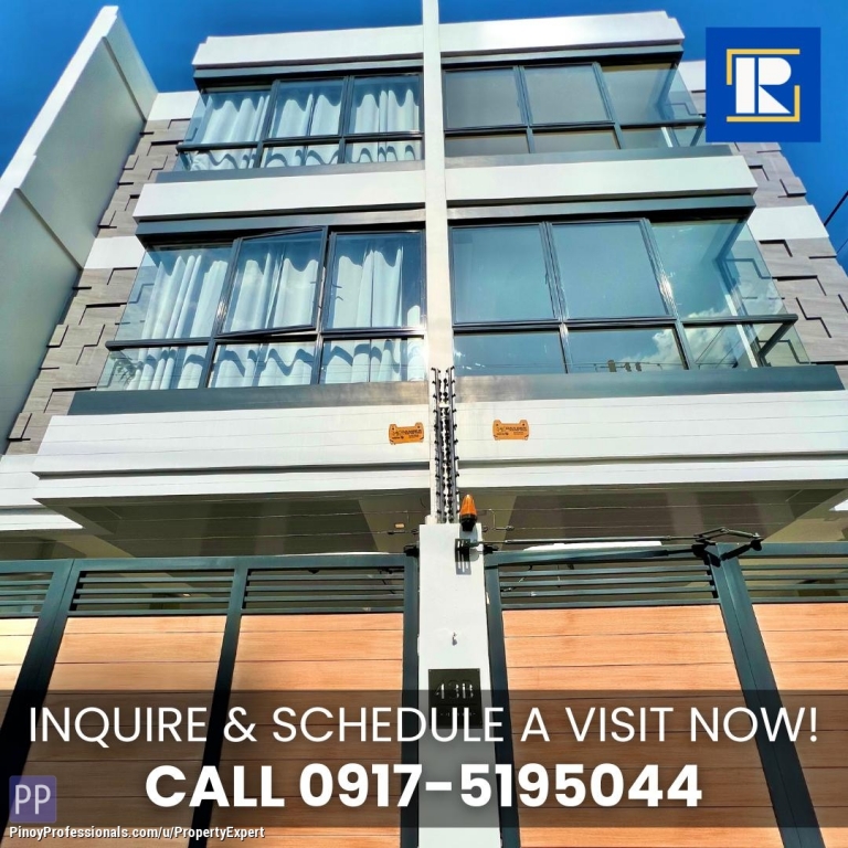 House for Sale - Brandnew 3-Storey Townhouse in Cubao near LRT-2 Station and Gateway. Very accessible going Ateneo, UP, Mirriam College