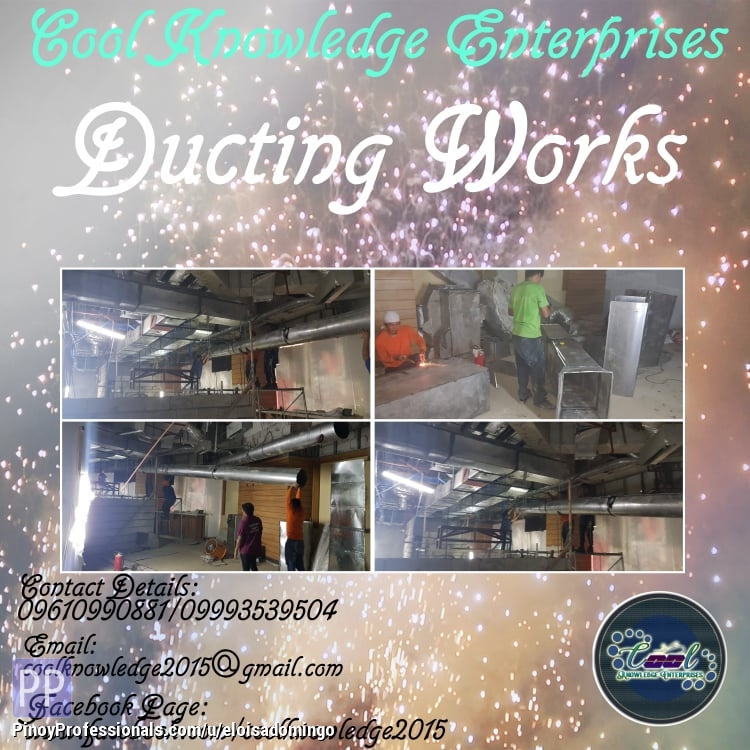 Engineers - Commercial Bldg. Ducting Works: We do Installation and Supply