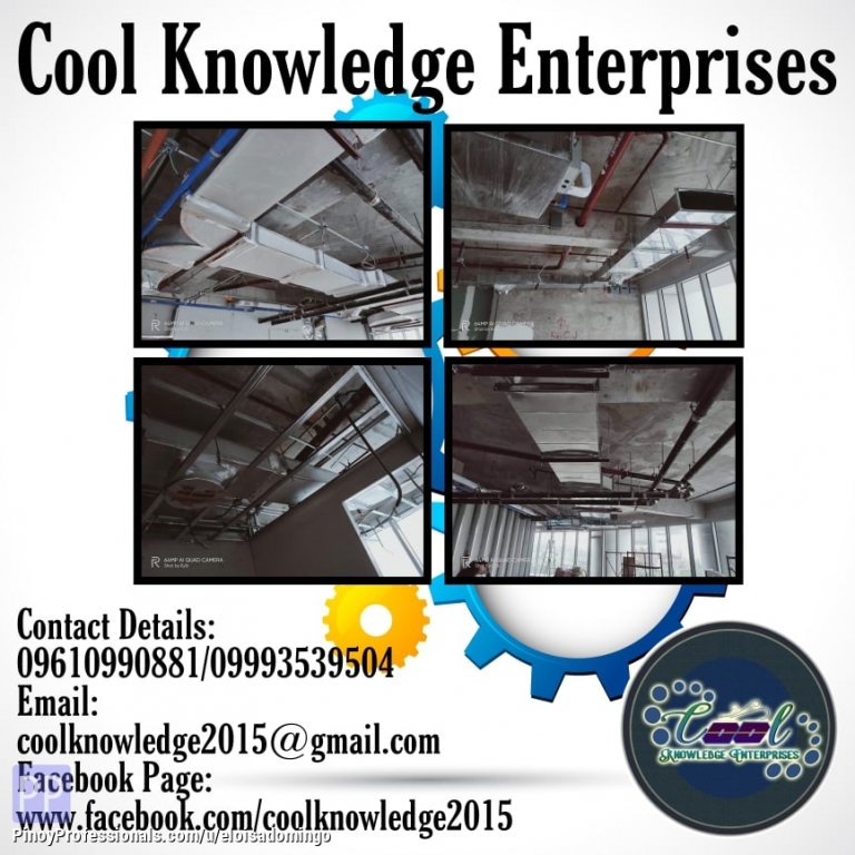 Engineers - CKE ** Ducting Works with Chilled Water System - Services