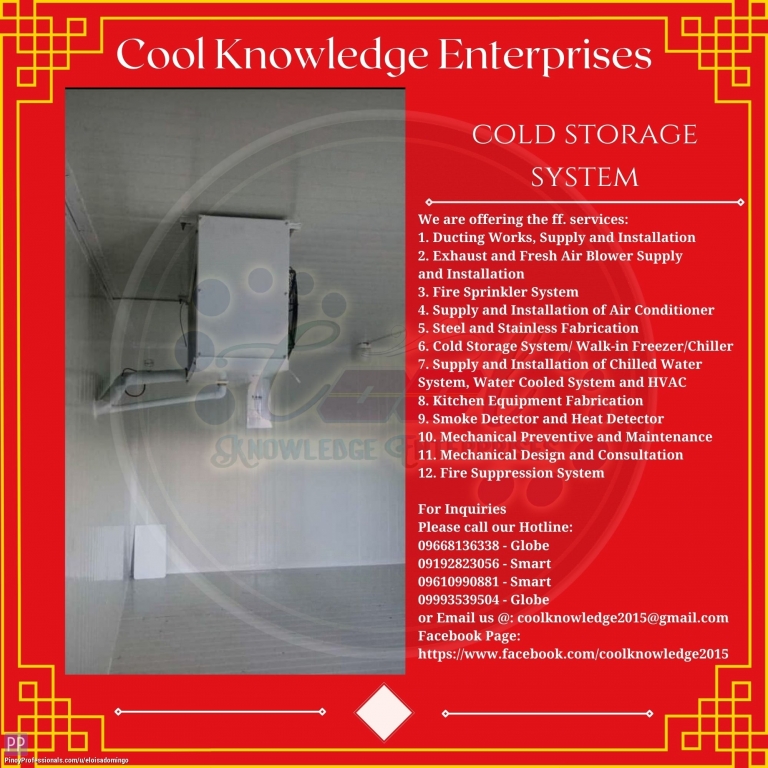 Engineers - Cold Storage System - Meycauayan, Bulacan