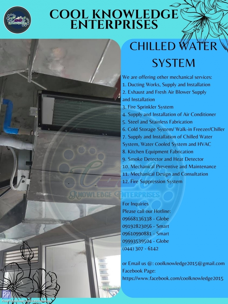 Engineers - Chilled Water System - Marilao, Bulacan