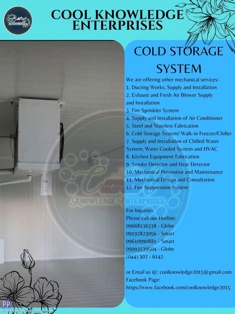 Engineers - Cold Storage System - Marilao, Bulacan